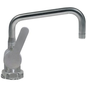 Jednopáková mísicí baterie s jedním otvorem INOX pákové madlo keramická kartuš ø47mm