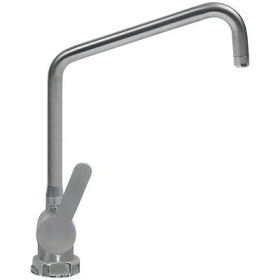 Jednopáková mísicí baterie s jedním otvorem INOX pákové madlo keramická kartuš ø47mm