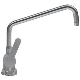 Jednopáková mísicí baterie s jedním otvorem INOX pákové madlo keramická kartuš ø47mm