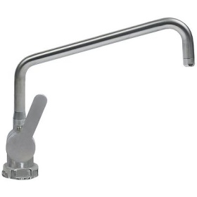 Jednopáková mísicí baterie s jedním otvorem INOX pákové madlo keramická kartuš ø47mm