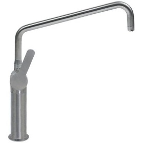 Jednopáková mísicí baterie s jedním otvorem INOX pákové madlo keramická kartuš ø47mm