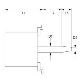 Motor ventilátoru 240V 7kW 60Hz fáze 3 1720U/min L1 152mm L2 31mm L3 35mm D1 ø 17mm D2 ø 135mm M10L