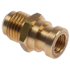Držák trysky L 29mm WS 16 bez trysky vnitřní závit M9x1 vnější závit M14x1,5