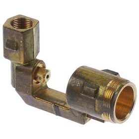 Držák trysky závit M22x1 L 43mm M6x0,75 šroubovací trubková spojka M12x1 tryska 195