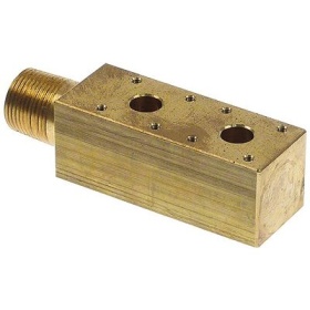 Rozdělovač závit kuželové mosaz L 118mm konvektomat plynové vhodné pro HOUNO
