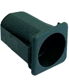 Držák prvku černý montážní rozměry 27,8x27,8mm jednoduchý držák prvku