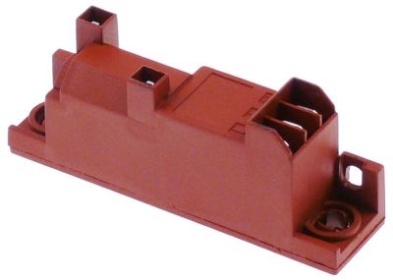 Zapalovací jednotka výstupy 2 230VAC rozměry 88x23x34mm montážní vzdálenost 73mm