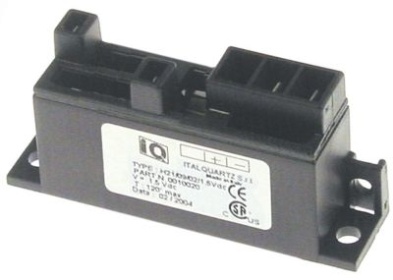 Zapalovací jednotka výstupy 2 1,5 V/DC rozměry 88x23x34mm montážní vzdálenost 73mm