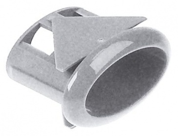 Držák prvku bílý montážní rozměry 23,6x14,6mm pro tlačítka 11x21mm s obloukem