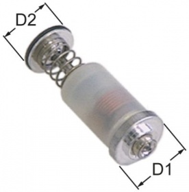 Magnetická vložka D1 ø 15,4mm D2 ø 13,5mm L 39mm standardní vhodné pro PEL22/EGA24197