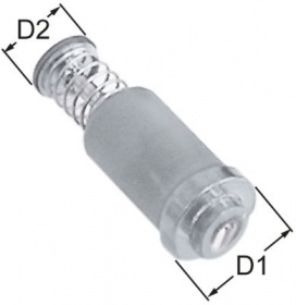 Magnetická vložka D1 ø 15,4mm D2 ø 11mm L 39mm standardní vhodné pro PEL20-21/JUNKERS/EGA