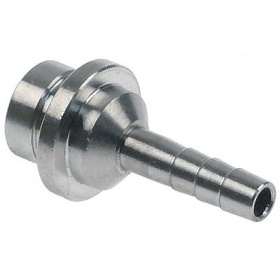 Hadicová přípojka nealkoholické přípojka drážka 14 x 8 mm SS pro pivo DN 4mm rovné