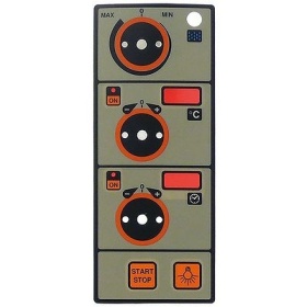 Ovládací panel L 250mm W 100mm tloušťka 5mm pro konvektomat