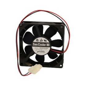 Fan 24 V H 80 mm L 80 mm D 25