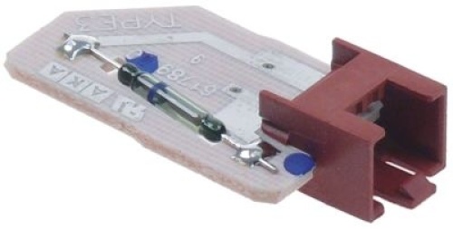 Magnetický spínač 12V 0,07A L1 24mm přípojka zástrčka L 32mm 1NO P max. 1W