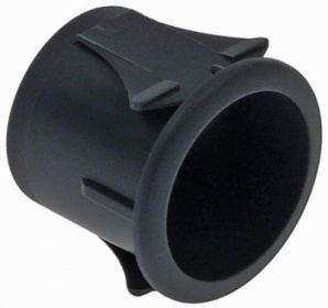 Držák prvku pro myčku na nádobí montážní ø 25mm hřídel  -mm černý ø vnitřní půměr 21,4mm