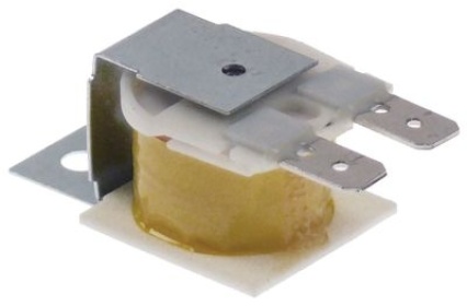 Bzučák šroubovací montáž přípojka Faston samec 6,3 mm závit M4 230VAC 60dB