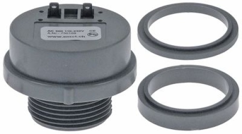 Bzučák závit přípojka F2,8x0,5 závit M25x1,5 montážní ø 25,5mm 110-230VAC/VDC