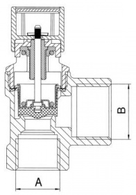 Bezpečnostní ventil T1: 3/4″ T2: 1″ spouštěcí tlak 65bar