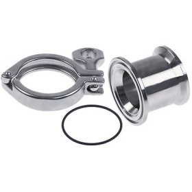 Nástavec nerezová ocel L 25mm velikost 1 1/2″ se sponou