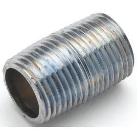 "3/8"" NPT Close Nipple (Chrome Plated)"