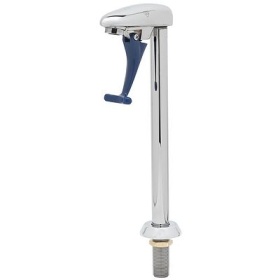 "Glass Filler, 10"" Deck Mount Pedestal, 1/2"" NPT Male Shank