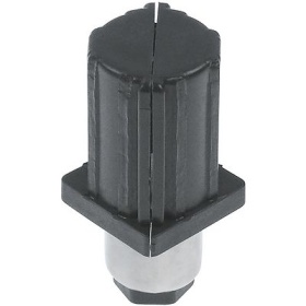 Patka zařízení plast/SS V 37-67mm tloušťka 12mm typ trubky 40x40 Množství 30 ks