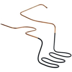 Topné těleso měď ø vnitřní půměr 3/6mm ø vnější půměr 5/8mm trubka