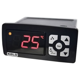 Controller ‡C/‡F, 1 Relay, 1 Input Probe PTC/NTC S-Link, Digital Input, Buzzer, RTC, 230 Vac
