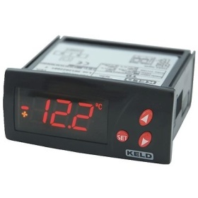 Controller 2 Relays 5A, 1 PTC/NTC Probe  Input, Red Digits, 230 Vac