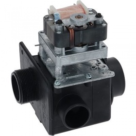 Drain fitting 24 V inlet 55 mm outlet 1½"/38mm plastic electric MDB-C-55M SO NC 50/60Hz